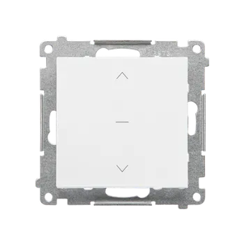 vypínač SIMON TZW1K.01/111 Spínač žaluziový (přístroj s krytem), třípolohový, řazení 1-0-2, 10 A / 250 V~, b