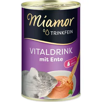 Krmivo pro kočku 12ks Vital drink MIAMOR kachna 135ml
