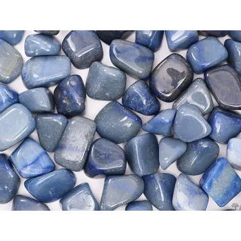 Přírodní kámen Magieprirody.cz Tromlovaný kámen Křemen modrý XL velikost 30 - 40 mm - Brazílie #579 Množství: 1ks