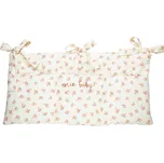 enie baby Mušelínový kapsář béžový s vínovými květy