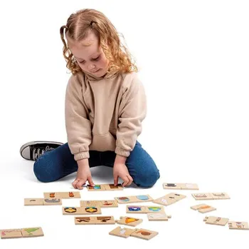 Hračka Bigjigs Toys Didaktické puzzle Protiklady