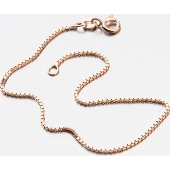 Náramek Náramek stříbro 925 růžovým zlatem pozlacený Venezia CHRS-16-019-D/C-CV délka 18 cm