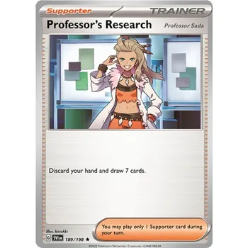 Sběratelská karetní hra Professor´s Reserach 189/198 - Scarlet & Violet Typ karty: Non-Holo