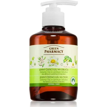 Green Pharmacy Green Tea Face Wash jemný čisticí gel pro mastnou a smíšenou pleť 270 ml
