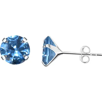 Náušnice Majya Stříbrné náušnice BLUE Ag/; ≤0,80 g 10503