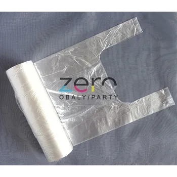 Sáček na potraviny Taška na roli 5 kg 22+11x45 cm (9 µm) (role=160 ks) - transp.