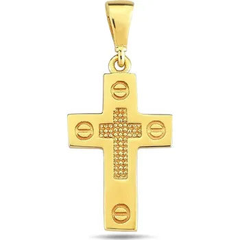 Přívěsek Lillian Vassago Originální zlatý přívěsek křížek LLV98-GP103Y