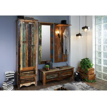 Předsíňová stěna OLDTIME Věšáková stěna, staré dřevo