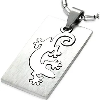 Přívěsek Přívěsek ocel destička s ještěrkou GTPB031