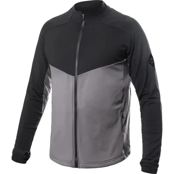 Pánská mikina SENSOR COOLMAX THERMO pánská mikina celozip steel gray/černá pánská mikina