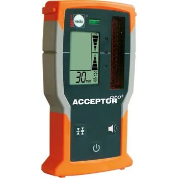 Měřící laser Nedo Přijímač ACCEPTOR PRO+ pro lasery s červeným paprskem se zobrazením výšky v mm