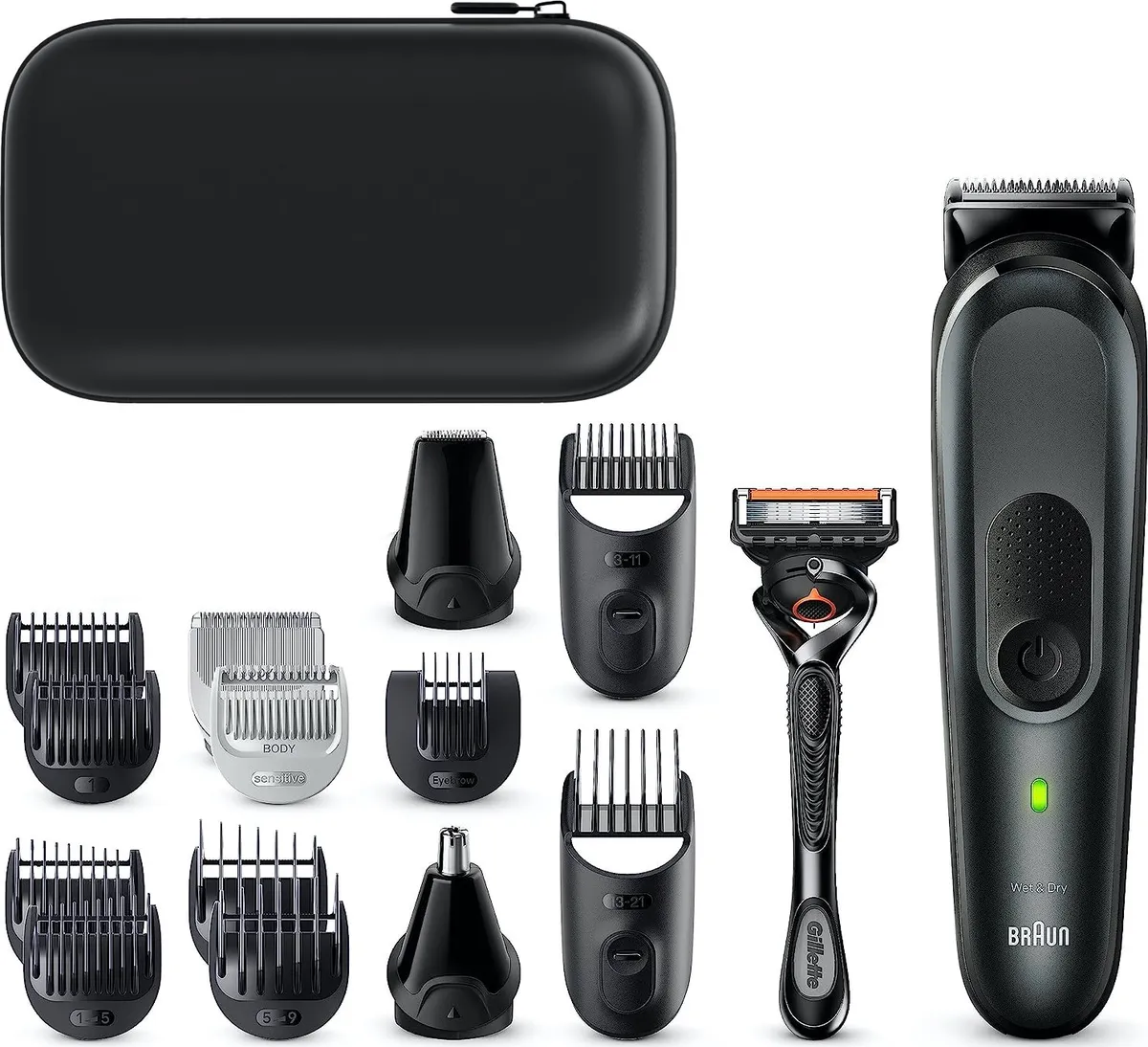 Foto Zastřihovač vousů Braun Series 7 MGK7470 černý Zbozi.cz