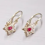 Dětské náušničky žluté zlato 585 zirkon 52DN-1996ZC