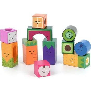 Dřevěná hračka Vilac Zvukové kostky Ovoce