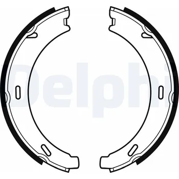 Auto-moto Sada brzdových čelistí, parkovací brzda DELPHI LS1958