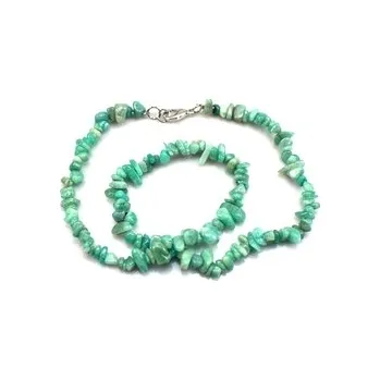 Náhrdelník Amazonit náhrdelník z tromlovaných kamenů