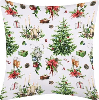 Povlak na dekorativní polštářek DARRÉ Povlak na polštářek 40 x 40 cm bílá