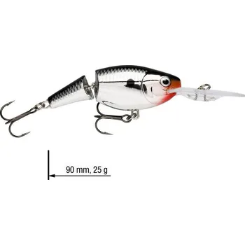 Umělá nástraha Wobler dvoudílný Jointed Shad Rap RAPALA 9 cm - Color: CH
