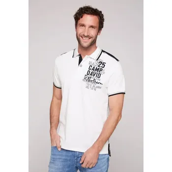 Pánské tričko Camp David POLOTRIČKO CB2309-3182-33 XXXL, Bílá