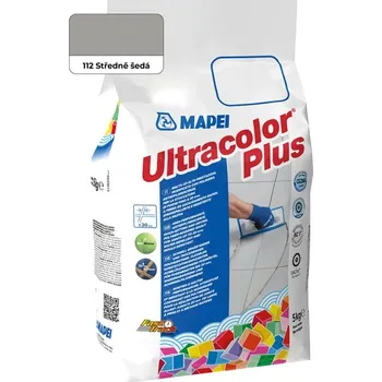 Mapei ULTRACOLOR PLUS 112 STŘEDNĚ ŠEDÝ Hydrofobní spárovací tmel 5KG 6011245AU