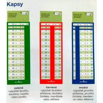 Matematika Matematika do kapsy sada 3 kapes 7100