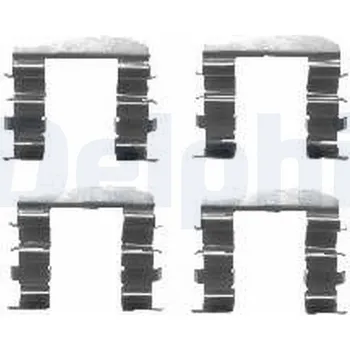 Autodíl Sada příslušenství, obložení kotoučové brzdy DELPHI LX0461