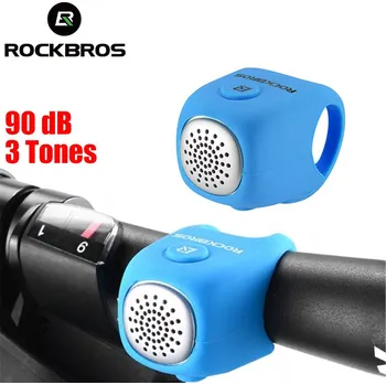 Zvonek na kolo Elektronický zvonek na kolo Rockbros CB1709BU modrý