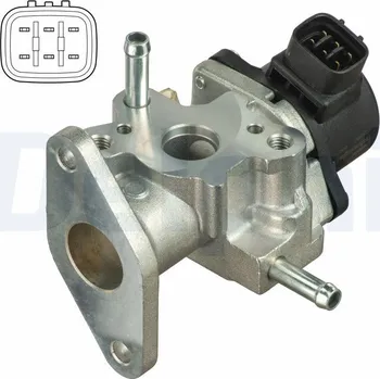 Palivový systém AGR-Ventil DELPHI EG10483-12B1