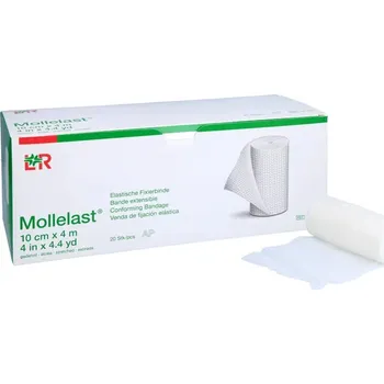 Mollelast obinadlo elastické fixáční 10cm x 4m 20 ks Rozměr: 10 cm x 4 m