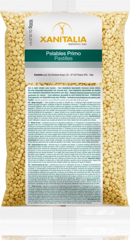 PELABLE PRIMO depilační samostržný vosk 1000g XANITALIA