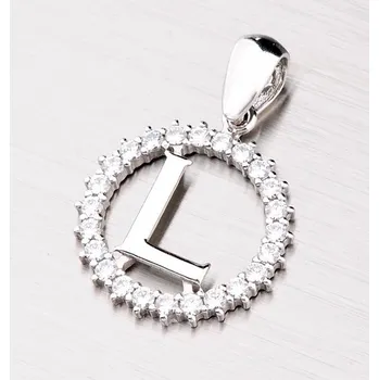 Přívěsek Přívěsek stříbro 925 zirkon písmeno se - L MPN5192-L