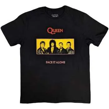 Pánské oblečení Merch Queen: Queen Unisex T-shirt: Face It Alone Panel (x-large) XL