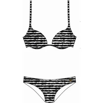 Dámské plavky Stuf Vera 2 C-Cup bílá/černá velikost: 38