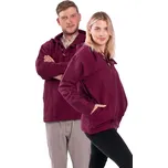 Unisex mikina s kapucí RAHUL WAFLAR fialová L