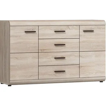 Komoda LINK s | komoda 2D4S | 140 cm | sonoma