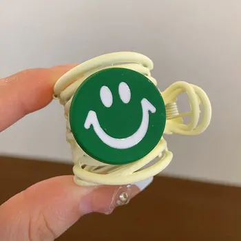 Kovový skřipec pro vyšší a bohatší culík se smajlíkem Barva: H-béžová