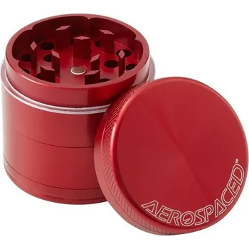 Příslušenství k zapalovači Čtyřdílná drtička Aerospaced by Higher Standards, 50mm Barva: Červená