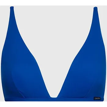 Dámské plavky Dámská plavková podprsenka BIKINI KW0KW02041 C66 modrá - Calvin Klein L