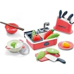 Bavytoy Dřez s příslušenstvím červený