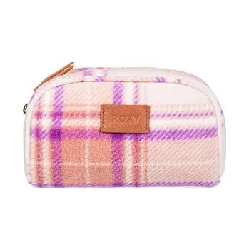 Penál Roxy školní pouzdro Fresh Oasis Dusty Coral Decke Plaid | Růžová | Velikost One Size