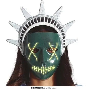 Karnevalový kostým Guirca Svítící maska svoboda