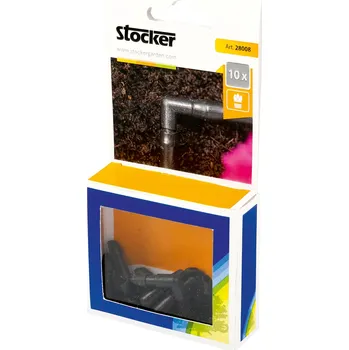 Hadicová spojka Kolínko 90 ° - pr. 4-6 mm (10 ks) Stocker