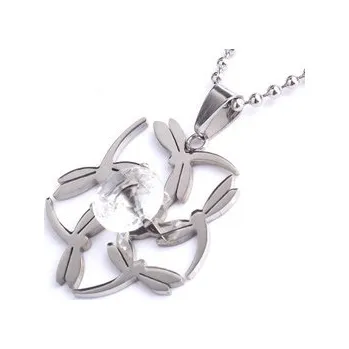 Přívěsek PŘÍVĚSEK Z CHIRURGICKÉ OCELI ---- Vážky