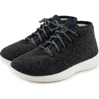 Dámské tenisky Vlnka Vlněné zateplené kotníkové tenisky Woolee tmavě šedá velikost obuv dospělí 44
