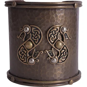 Deepeka Široký náramek s keltským hadím motivem