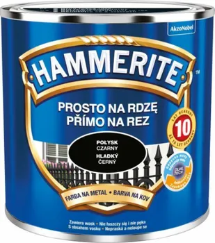 barva na kov Hammerite Přímo na rez hladký 250 ml