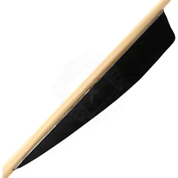 Karnevalový kostým Výprodej Letka na šíp z přírodního peří, 4" Shield, jednobarevná RW - Outlet