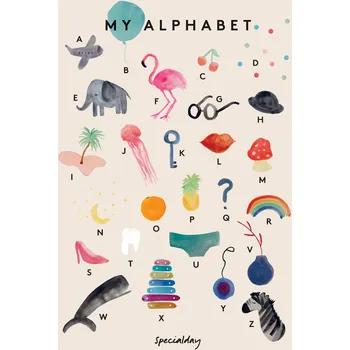 Samolepící dekorace Specialday Plakát Specialday Alphabet