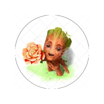 Jedlá dekorace na dort GROOT a růže, VARIANTA Jedlý papír 1770