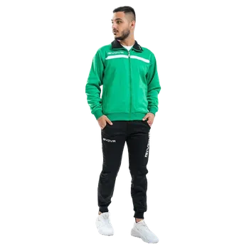 tepláková souprava givova One Full Zip zelená/černá 1310 S